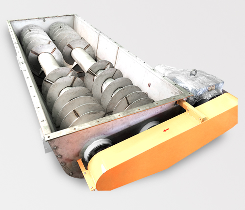 雙軸設(shè)計(jì)，具備混合、攪拌功能，輸送量更大