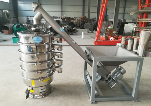 <b>振動篩配套螺旋輸送機已發(fā)貨，許先生請查收！</b>